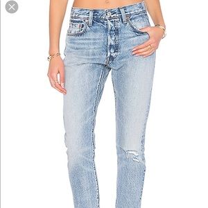 Levi’s 501 Skinny in Summer Dune